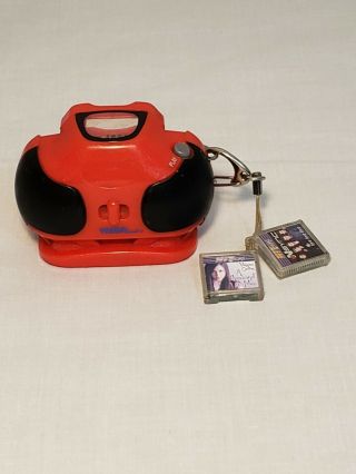 2000 Tiger Hit Clips Red Boombox Player Nsync / Vanessa Carlton