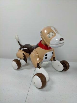 Zoomer Best Friend Shadow Robotic Interactive Dog Puppy Usb Cable Ears Missing