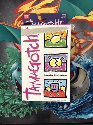 1996/1997 Bandai Tamagotchi Virtual Pet Purple & Pink