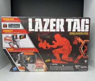 Nerf Lazer Tag Single Blaster Battle Pack Iphone Or Ipod Laser Tag Gun Hasbro