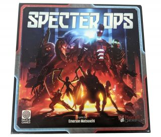 Specter Ops Board Game Plaid Hat Games Rpg Role Playing Game Rare 100 Complete
