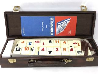 Vintage Rummikub Pressman Tournament Game Complete 100 Complete