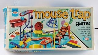 Vintage Mouse Trap Board Game By Ideal Box 99 Complete 1975