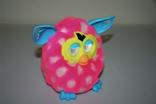 2012 Hasbro Pink Polka Dot Furby Pa - 282 A4332/a4343 Boom Does Not Move