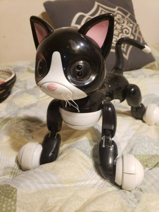 Zoomer Kitty Interactive Robot Black White Cat By Spin Master Robotic Toy