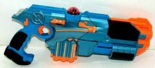 Tiger Electronics Nerf Phoenix Ltx Lazer Tag Guns W/ Shotgun & Scope Blue