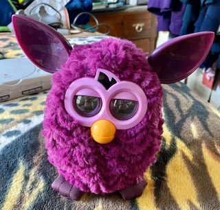 2012 Hasbro Electronic Furby Boom Plum Purple