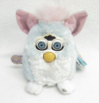 Vtg Furby Babies Blue Pink - - - Issues