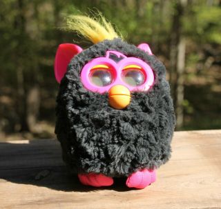 Black & Pink Furby Hasbro 2012 Electronic Interactive Toy