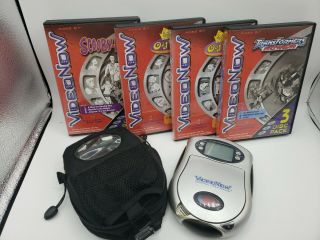 Videonow Personal Video Player W/ 4 Disc Packs,  Case Classic Fun