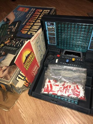 Vintage Electronic Battleship Game 1982 Complete And