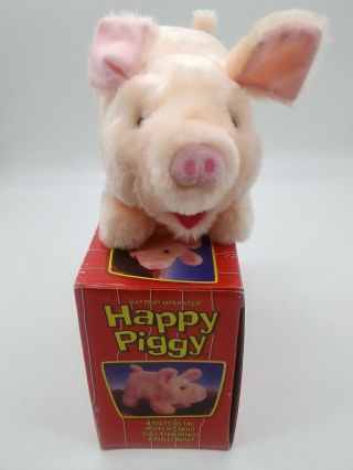 VTG Happy Piggy Wiggling my tail Graunt & Snout Battery Operated Pig Toy 2