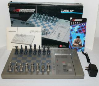 Scisys Kasparov Turbo 16k Electronic Chess Computer 270 1985 -