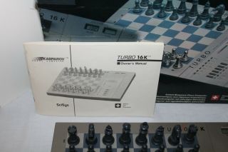 SCISYS Kasparov Turbo 16K Electronic Chess Computer 270 1985 - 3