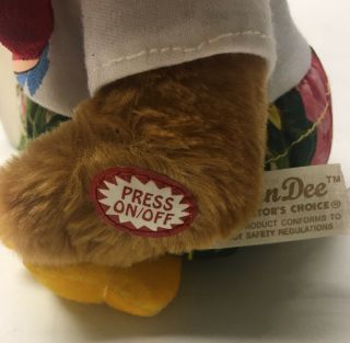 DanDee Collectors Choice Chicken Plays Surf City Lights Up Dances Surfer 9” Toy 3