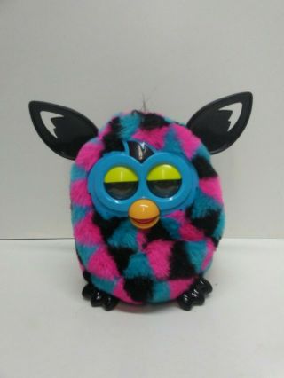 2012 Hasbro Furby Boom Black Pink And Blue.  Well