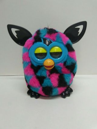 2012 Hasbro Furby Boom Black Pink and Blue.  Well 2
