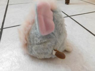 Vintage 1999 Furby Babies Model 70 - 940.  Pink,  light blue and white 2