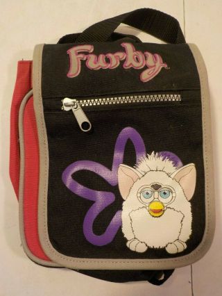 Vintage 1990s Furby Tiger Electronics Carrying Case Mini Backpack Purse