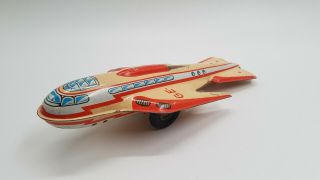 Tin Toy Technofix Friction Spaceship Ge - 268 - Germany -