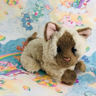 Furreal Friends Siamese Kitten Cat Plush Interactive 6” Brown Eye Toy Moving