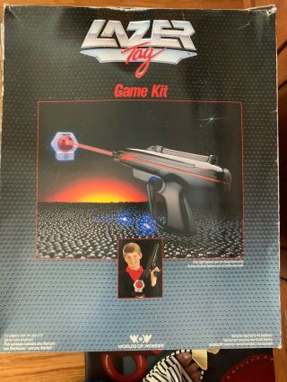 Vintage Lazer Tag Game Kit Worlds Of Wonder Game W/ Box 1980’s