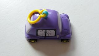 2005 Mattel Pixel Chix Road Trippin Purple Beetle Interactive Electronic Car