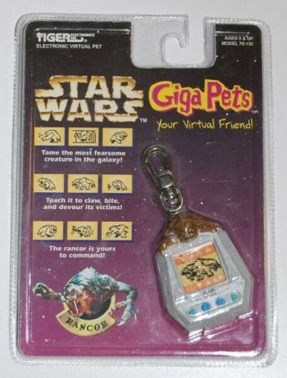Vintage Star Wars 1997 Giga Pet RANCOR Tiger Electronics TAMAGOTCHI - Open 3