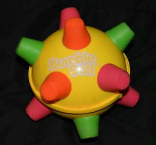 Vintage Ertl Bumble Ball Yellow Motorized Bouncing 1992 Toy