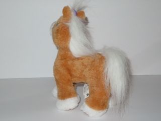 FurReal Friends Butterscotch My Walkin ' Pony Walking Horse Pet Hasbro Tan White 3