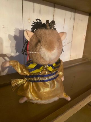 Gemmy Dancing Hamster Egyptian Sings " Walk Like An Egyptian " Has Tags