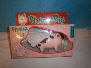 Battery Operated Pink Flying Pig