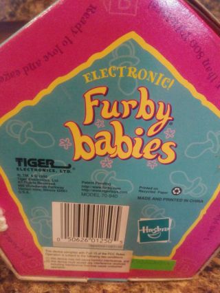 Tiger Electronics 1999 Furby Babies Interactive Battery Operated Toy 3