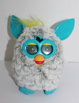 Furby Grey / White Interactive Electronic Pet Toy Battery Operated Hasbro 2012
