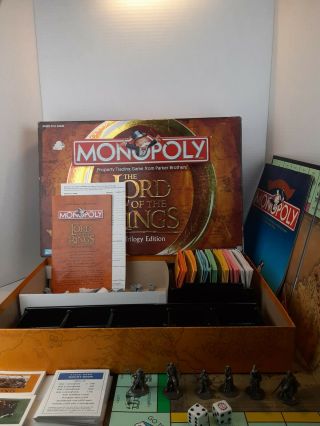 Monopoly The Lord of the Rings Trilogy Edition 2003 Complete 2