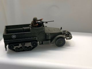 Bolt Action 1/56 Scale American Wwii Halftrack With Gunner On 50 Cal.
