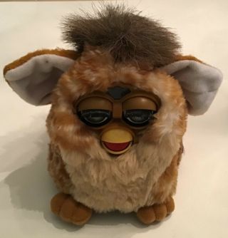 Retro 1998 Furby Babies Tan & Brown Mane Model 70 - 800 With Tags