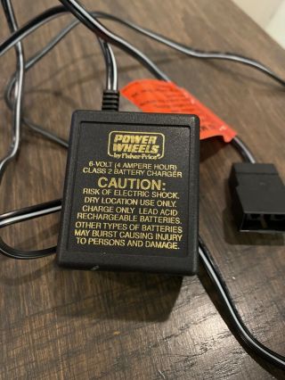 6 - Volt Charger For Fisher - Price Power Wheels Toddler Battery Charger