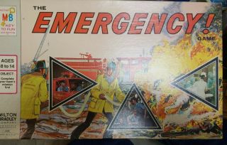 Vintage Milton Bradley Emergency Board Game 1973 100 Complete