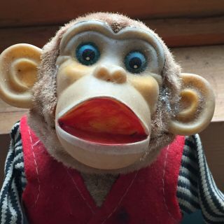 Monkey Cragstan “crap Shooting Monkey” Vintage Not.  Halloween Creepy