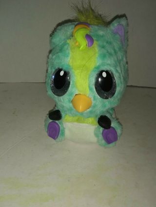 Spin Masters Hatchimals Teal Baby Winged Owl Unicorn Plush 6 " Tall