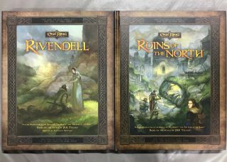 Cubicle 7 The One Ring Rpg 2 Books: Rivendell & Ruins Of The North Oop