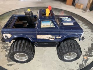 Vintage Sst 1983 Playskool Bigfoot Monster Truck 4x4x4 Ford 460 Powered No Key