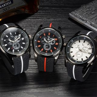 Stylish Tyre Silicone Band Colorful Sports Men 