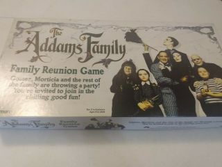 Vintage 1991 The Addams Family Family Reunion Board Game - Pressman Complete