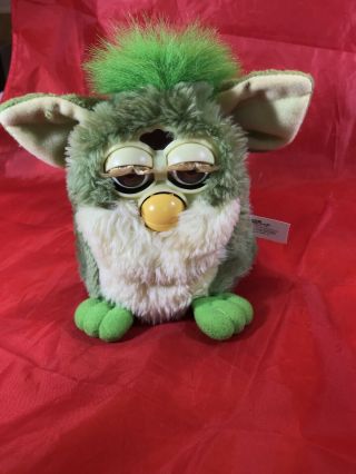 1999 Tiger Electronics Furby With Tags Green I Couldn 