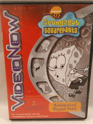 Videonow Spongebob Squarepants Volume 1 Disc | " Bubblestand " & " Ripped Pants "