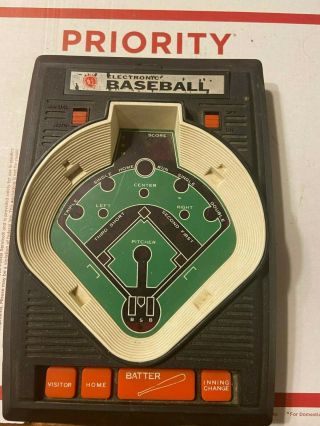 Vintage 1980 Four Star Electronic Baseball Handheld Game Not