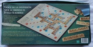 Spanish Scrabble Hasbro 2001 Complete Juego Edicion en Español 2