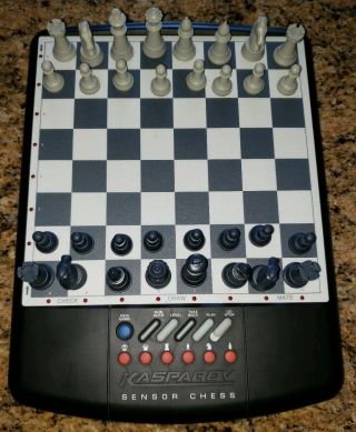 Saitek Kasparov (model 165h) Electronic Sensor Computer Chess Board